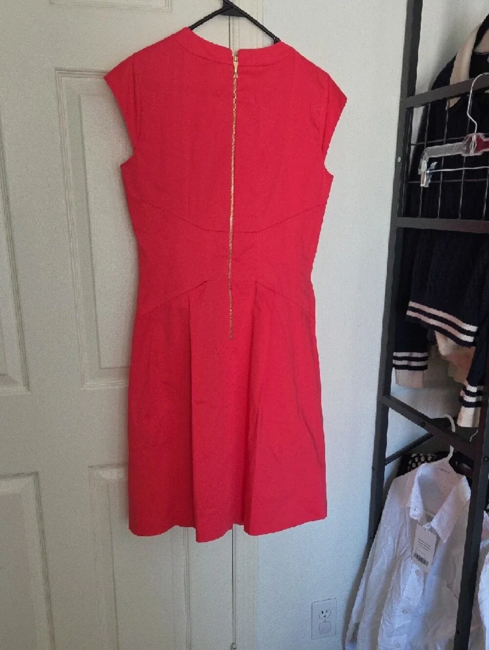 Kate Spade Sleeveless Hot Pink Fit & Flare Dress Size 8